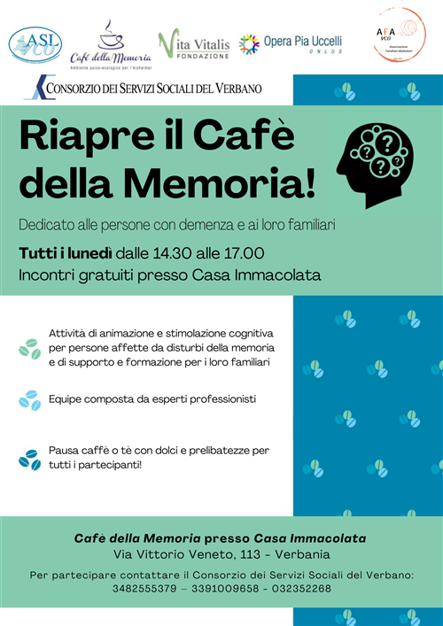CAFE' DELLA MEMORIA - ambiente psicoecologico per l'Alzheimer